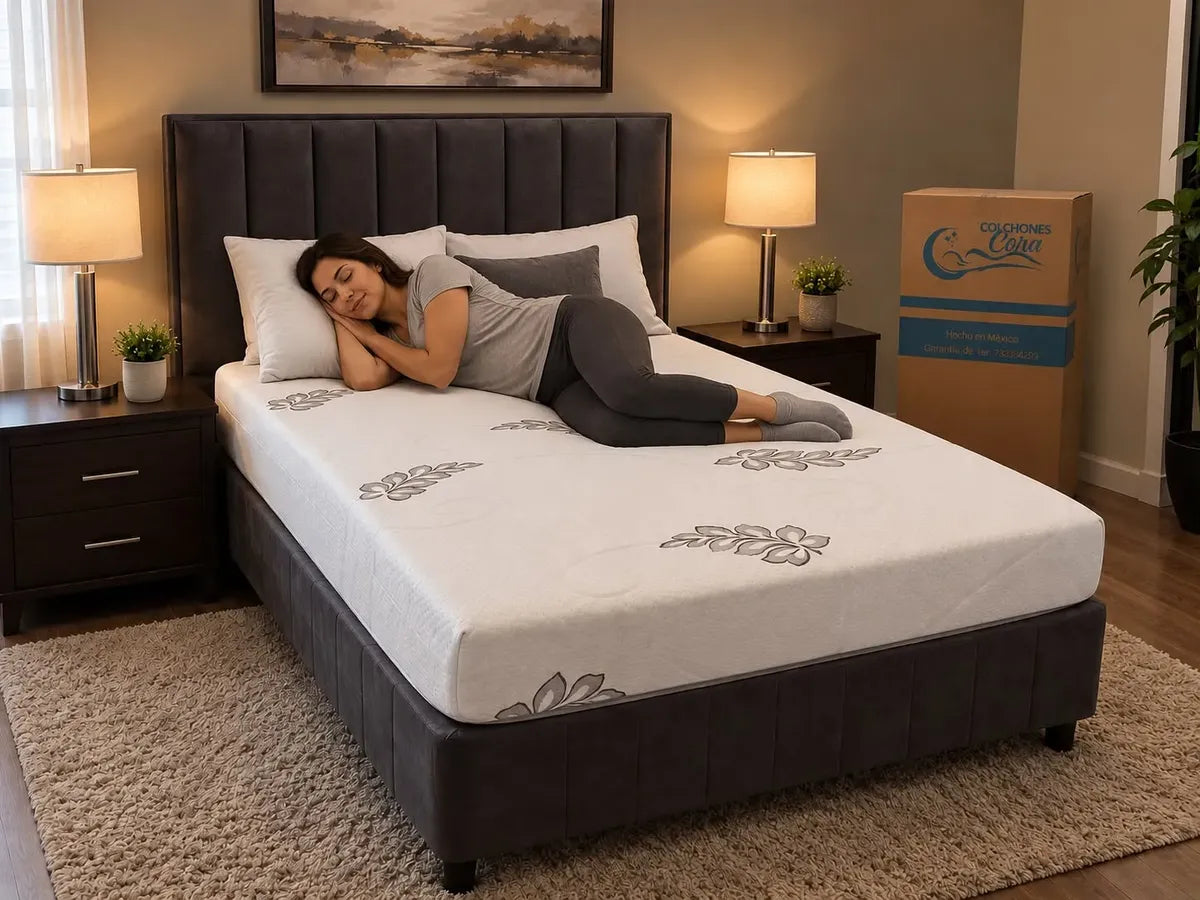 Colchón Individual Memory Foam Colchones Cora