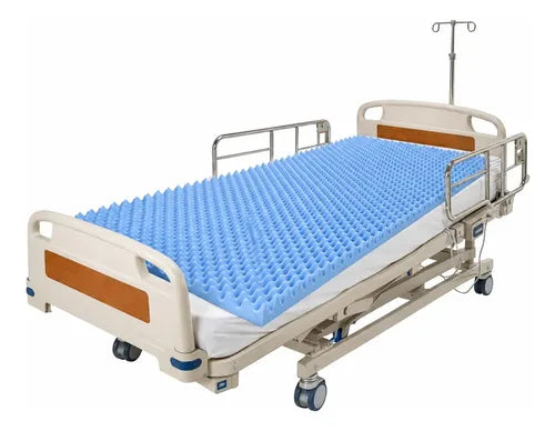Colchón Cascarón Azul 5cm - cama hospital