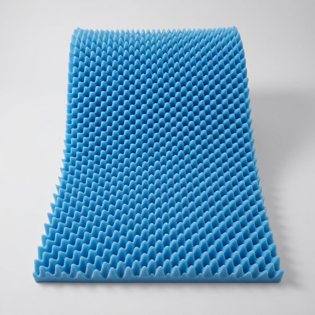 Colchón Cascarón Azul 8cm - estudio
